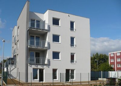 Výstavba bytového domu v Kralupech nad Vltavou